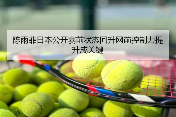 陈雨菲日本公开赛前状态回升网前控制力提升成关键